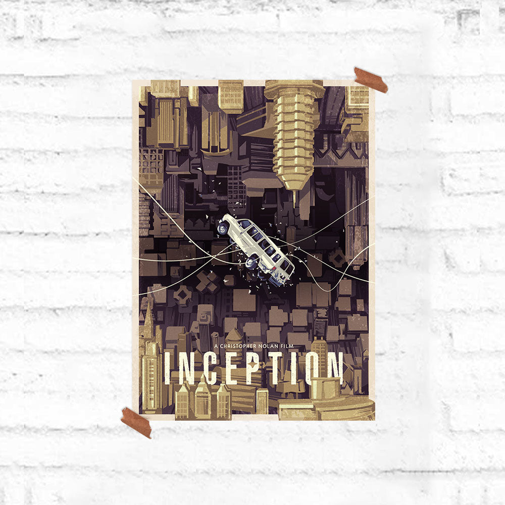 The Kick - Inception Tribute Poster - Fully Filmy