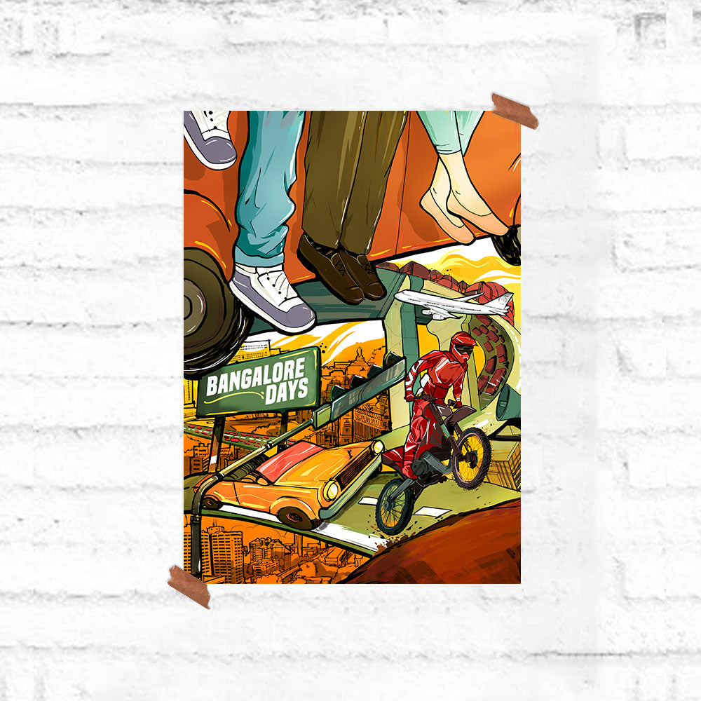 Bangalore Days Tribute Poster - Fully Filmy