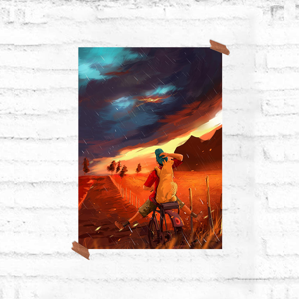 Shades of Crimson - Monsoon Poster - Fully Filmy