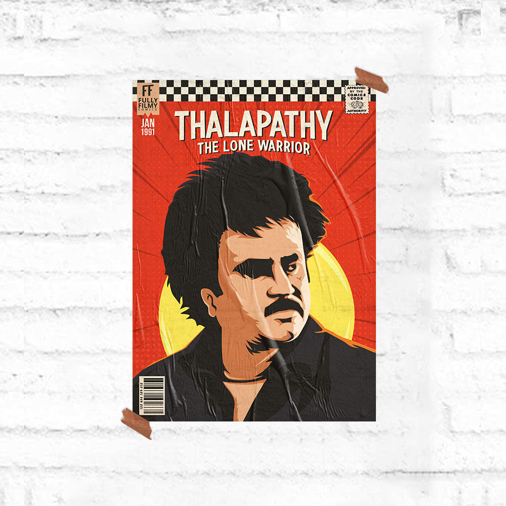 Thalapathy - The Lone Warrior Poster - Fully Filmy