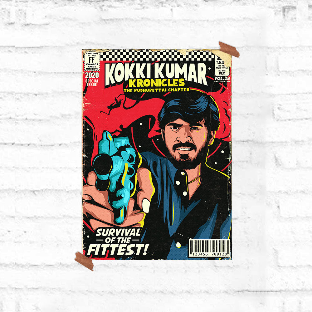 Pudhupettai - Comics Poster - Fully Filmy