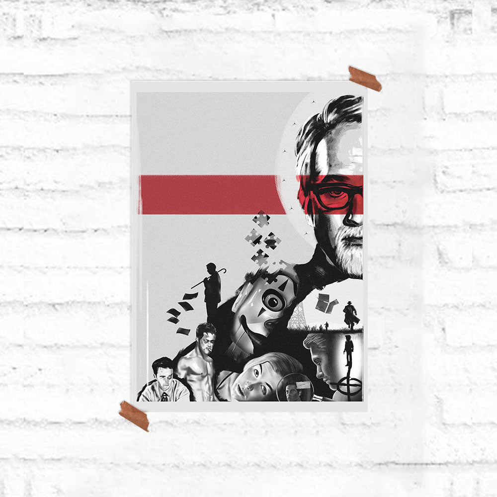 David Fincher Tribute Poster - Fully Filmy
