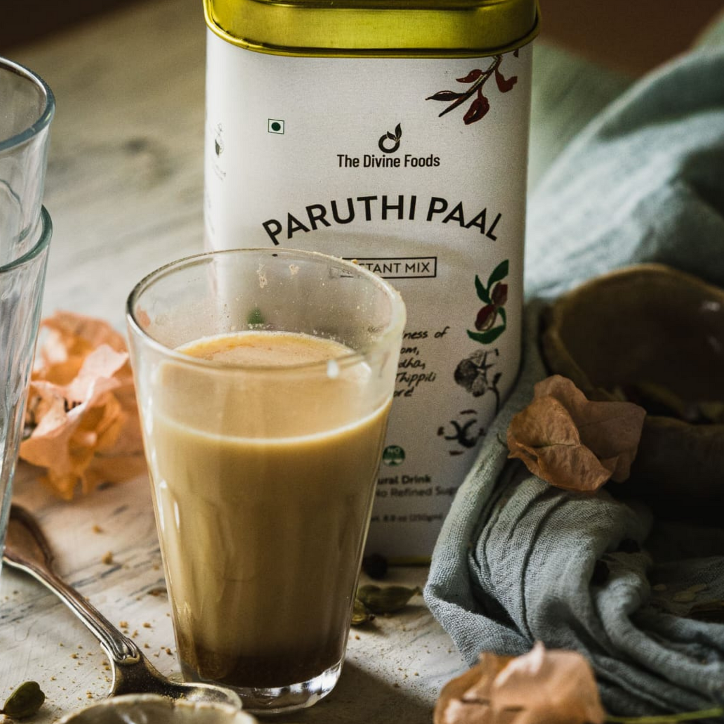 Paruthi Paal 250g - Cotton Seed Instant Latte Mix - The Divine Foods