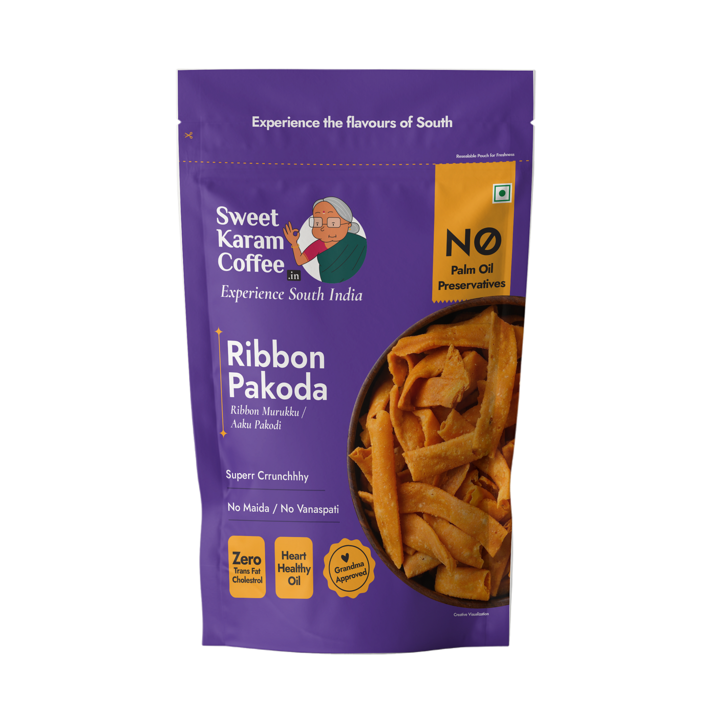 Ribbon Pakoda 95g - Sweet Karam Coffee