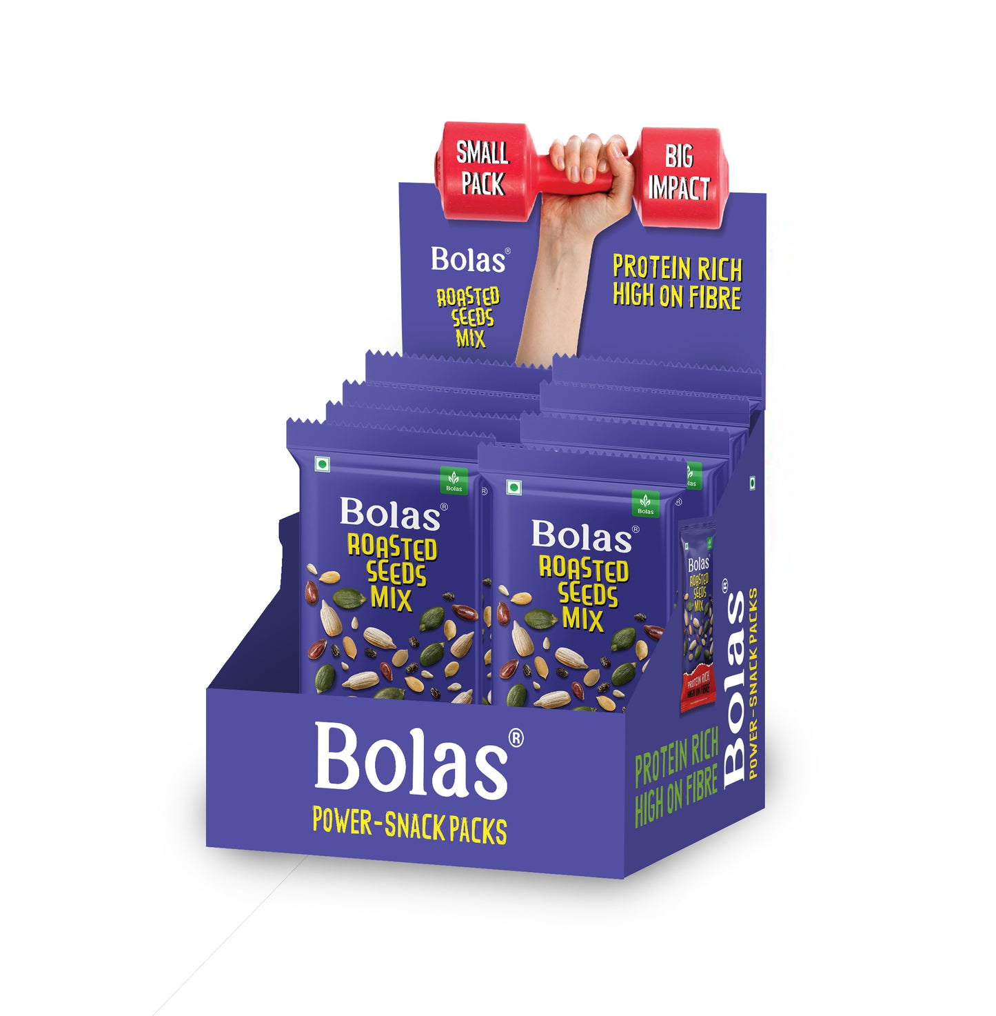 Roasted Seeds Mix 30g (Pack of 8) - Bolas