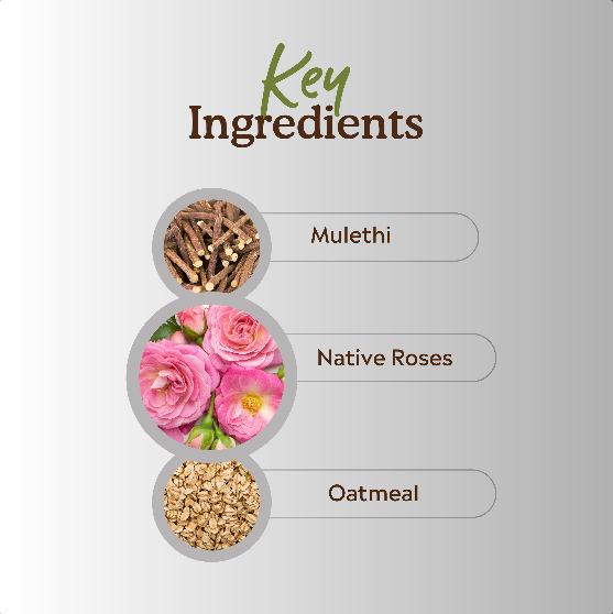 Rose & Mulethi Skin Brightening Face Pack (100 Gm) | Skin Brightening Face Pack I Face Pack for Glowing Skin | Reduces Pigmentation - Deyga Natural Skincare