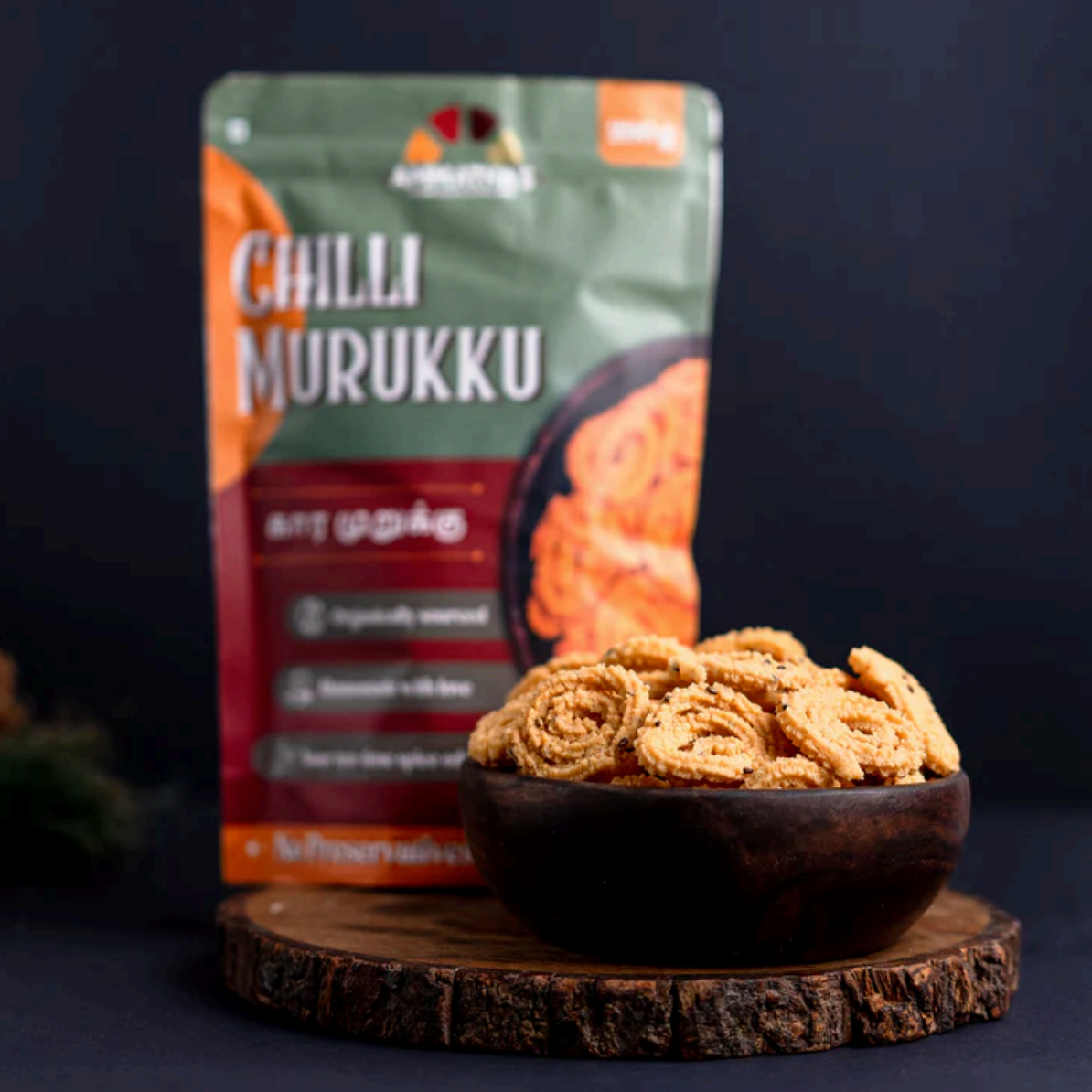 Green Chilli Murukku 200g - Ammathas