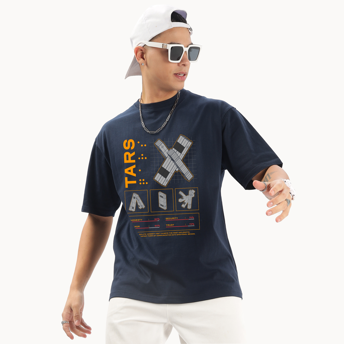 TARS Robot Oversized T-Shirt - Fully Filmy