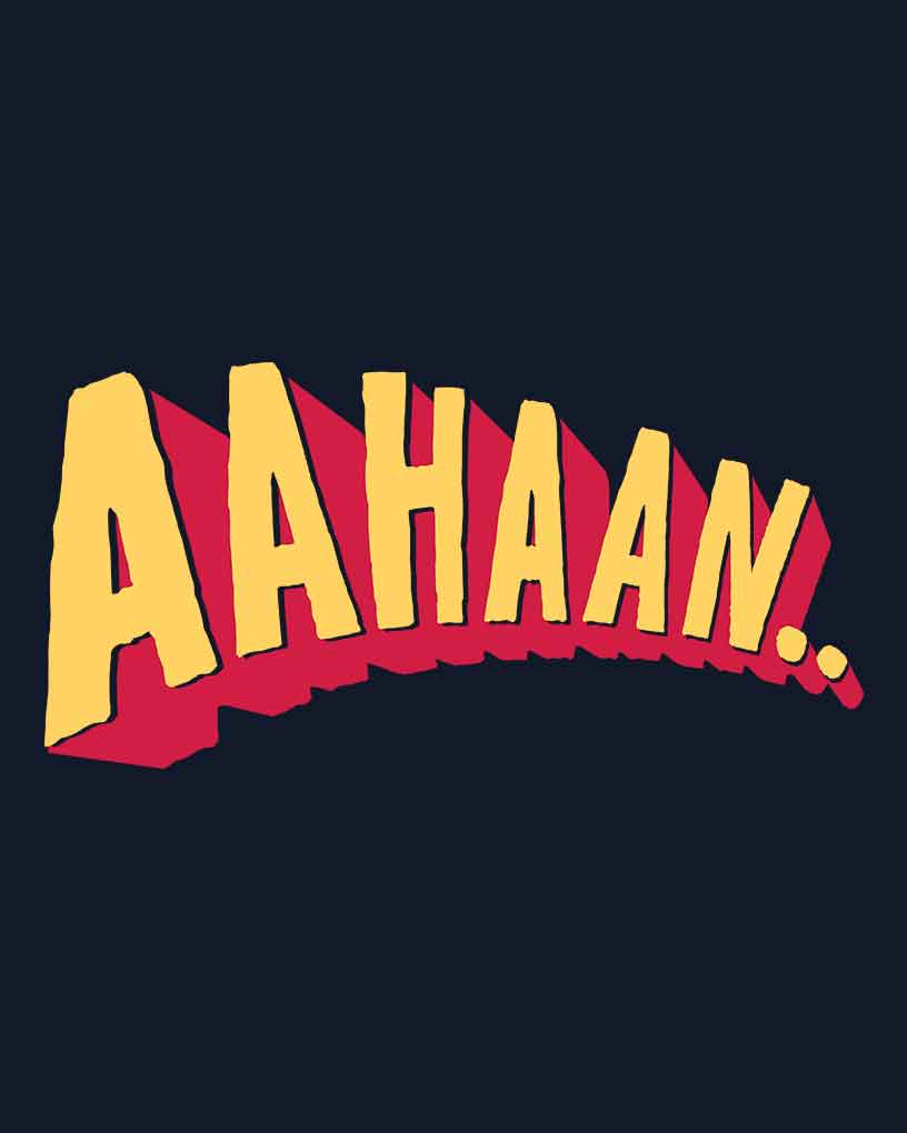 Aahaan T-Shirt - Navy - Fully Filmy