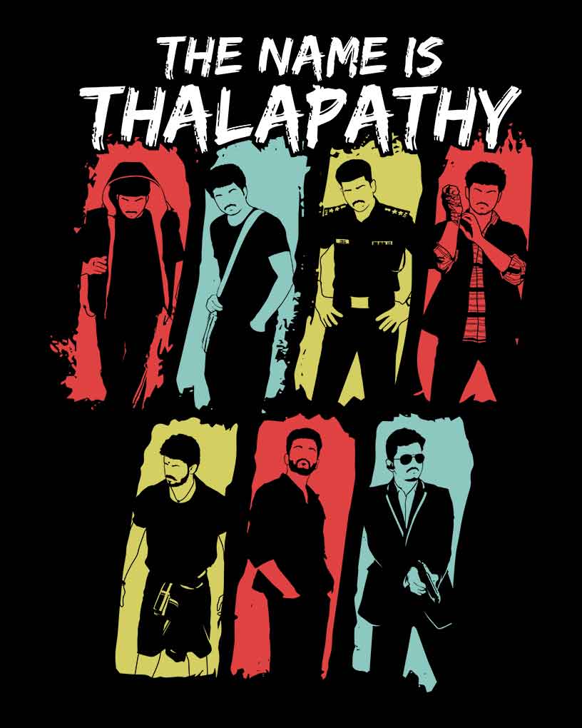 The Name is Thalapathy Pop T-Shirt - Fully Filmy