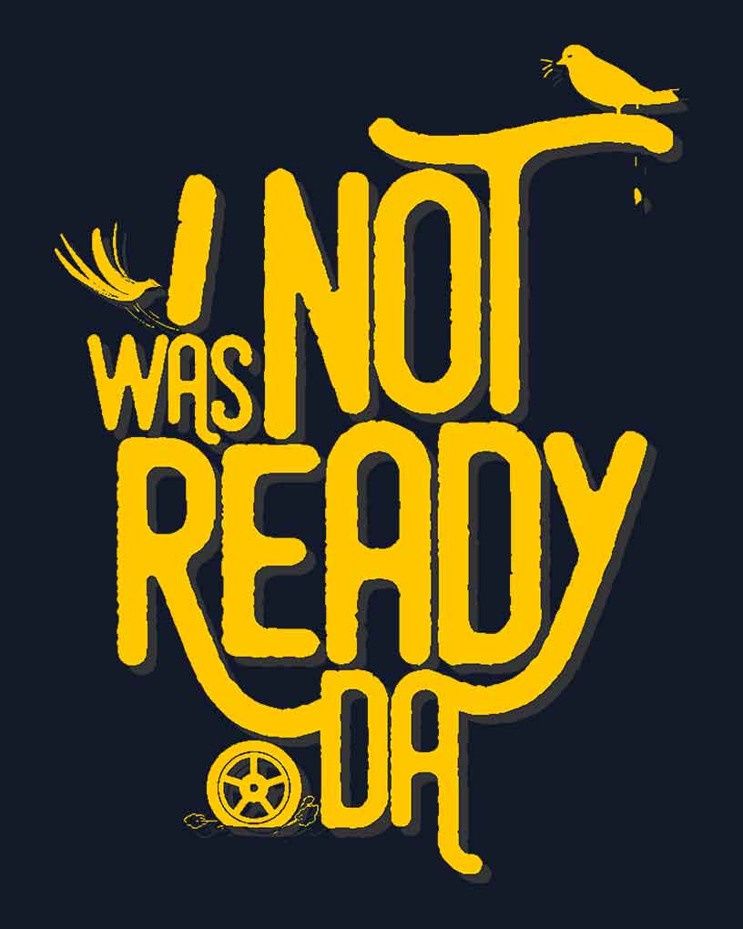 I Was Not Ready Da - Aravind SA Official T-Shirt - Navy - Fully Filmy