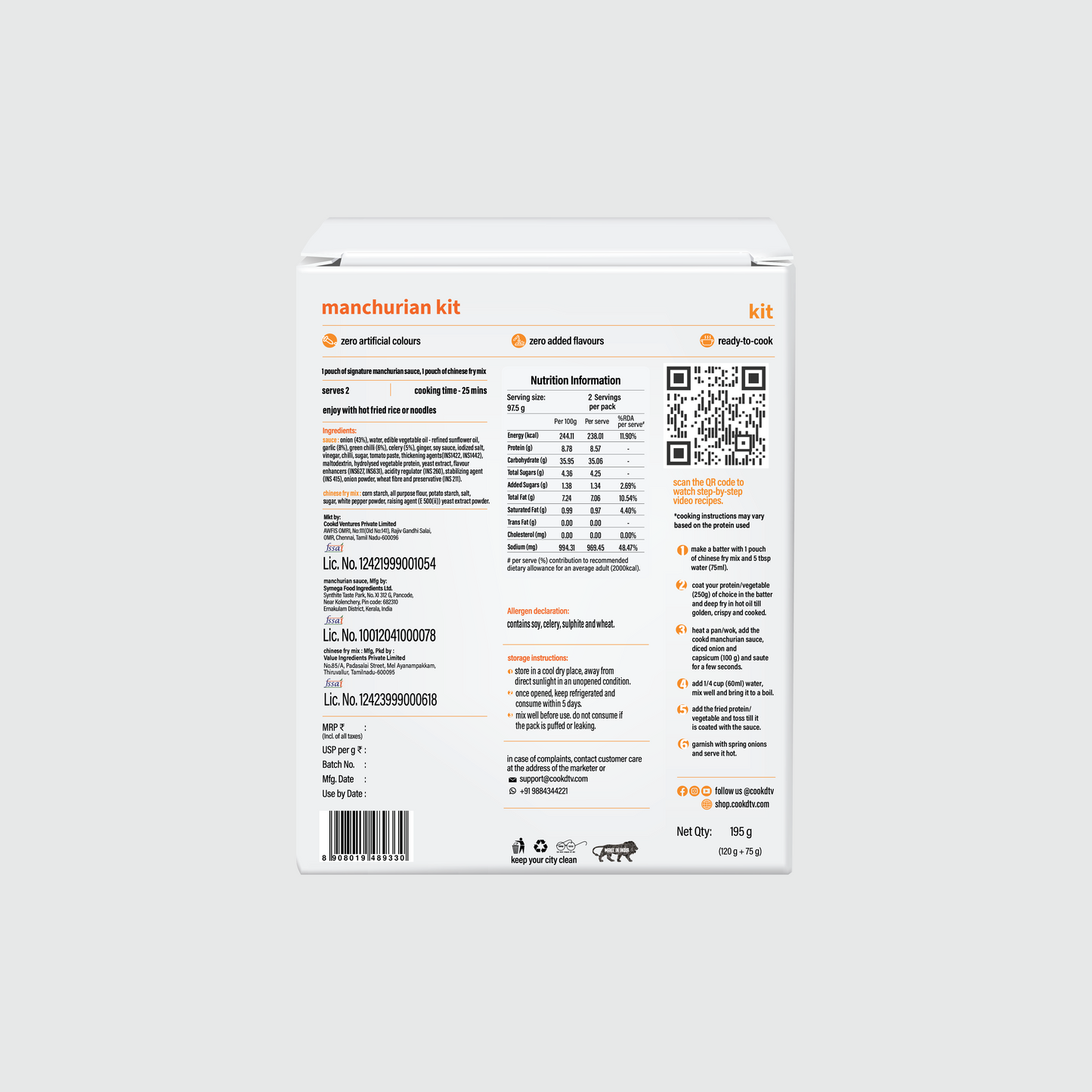 Manchurian Kit - Cookd