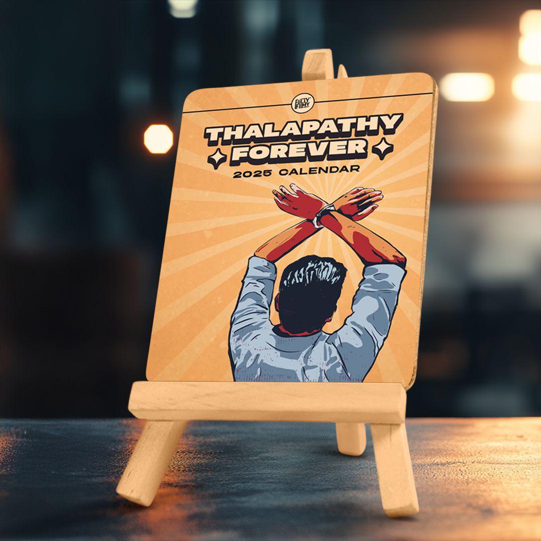 Thalapathy Forever 2025 - Desk Calendar - Fully Filmy