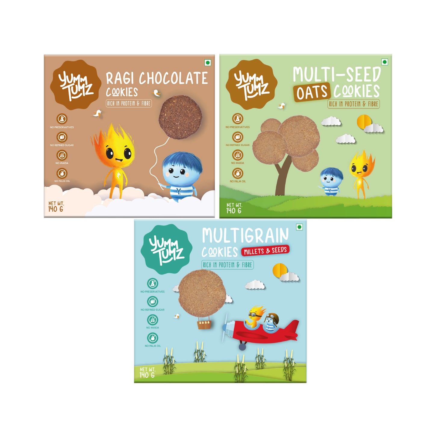 Power Packed Trio Cookies | Pack of 3 - Yumm Tumz