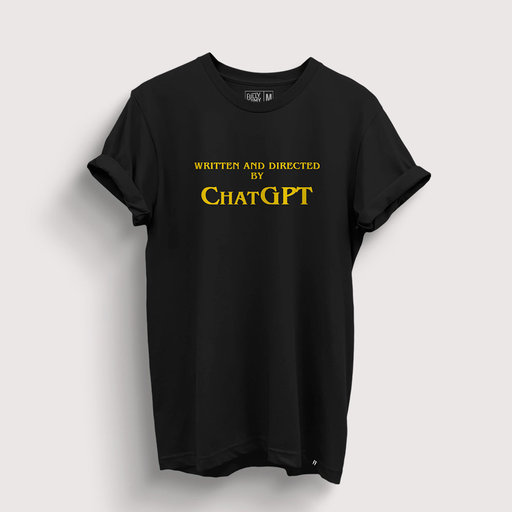 Written & Directed By ChatGPT | ChatGPT T-Shirt - Fully Filmy