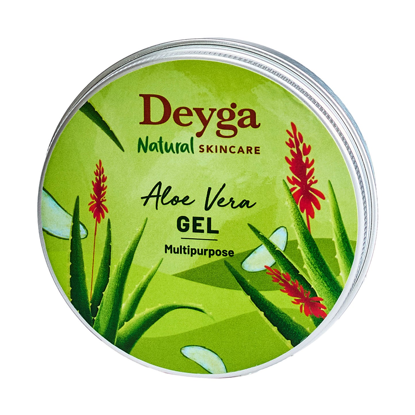 Aloe Vera Gel | Multipurpose Gel | Aloe Vera Gel for Skin, Face, and Hair | Suits All Skin Type | Men & Women (100g) Pack of 1 - Deyga Natural Skincare