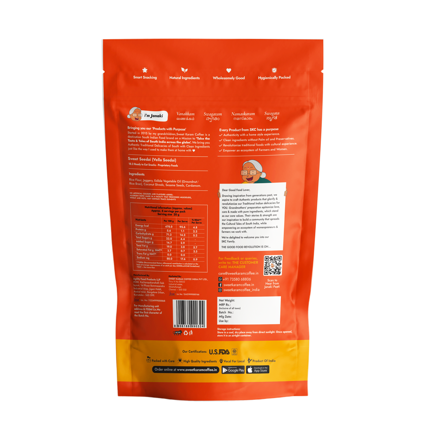 Sweet Seedai 200g - Sweet Karam Coffee