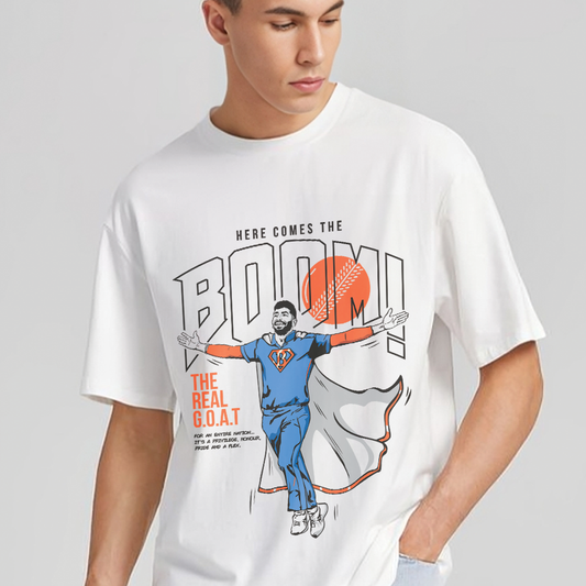 Here Comes The Boom Oversized T-Shirt - Fully Filmy