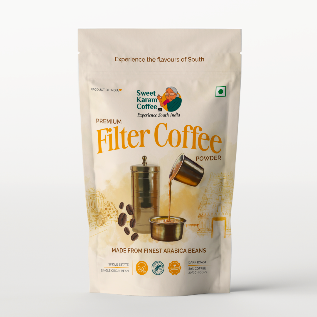 Premium Filter Coffee powder 200g - Sweet Karam Coffee