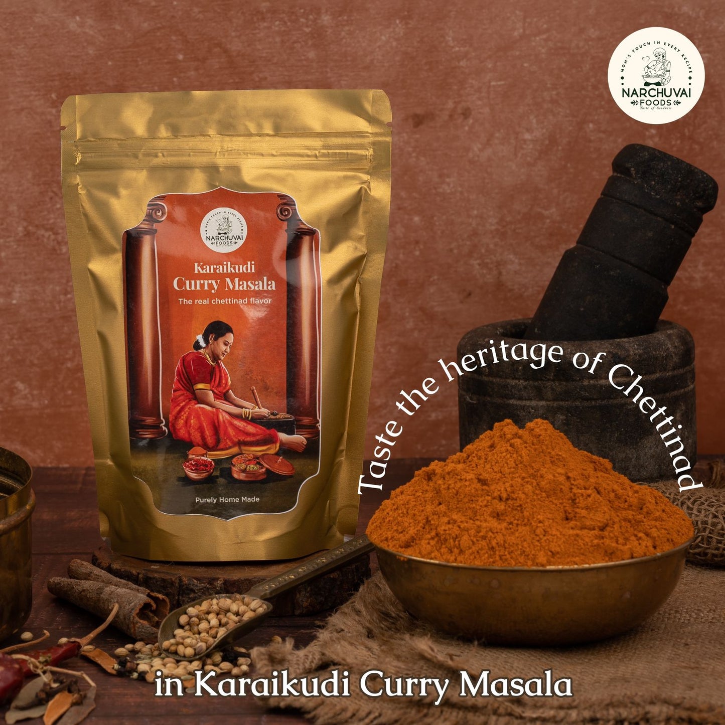 Karaikudi Curry Masala - Narchuvai