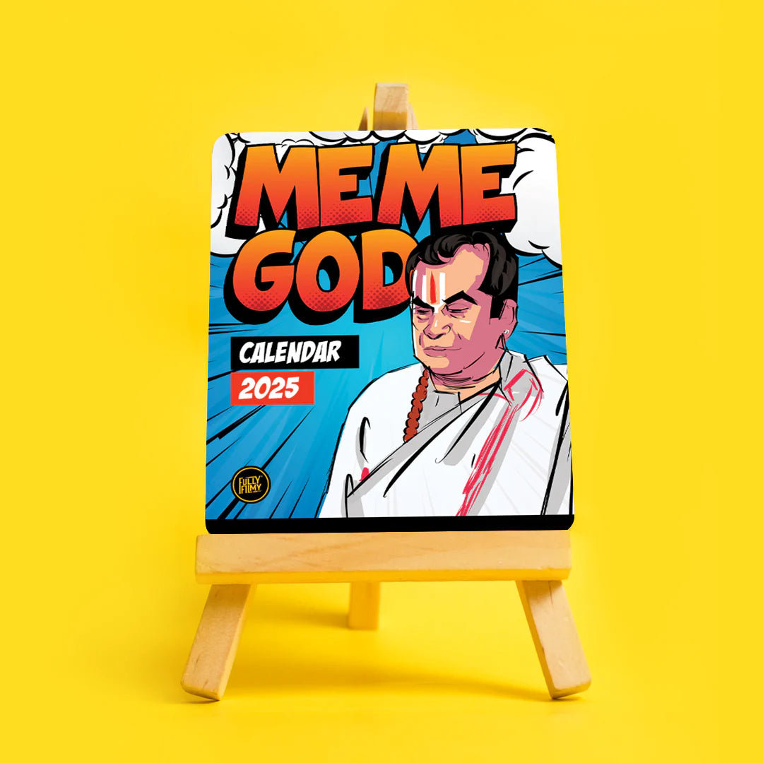 Meme God 2025 - Desk Calendar - Fully Filmy