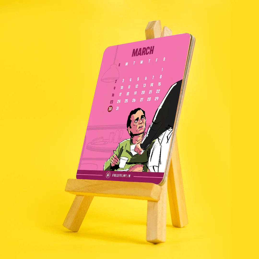 Meme God 2025 - Desk Calendar - Fully Filmy