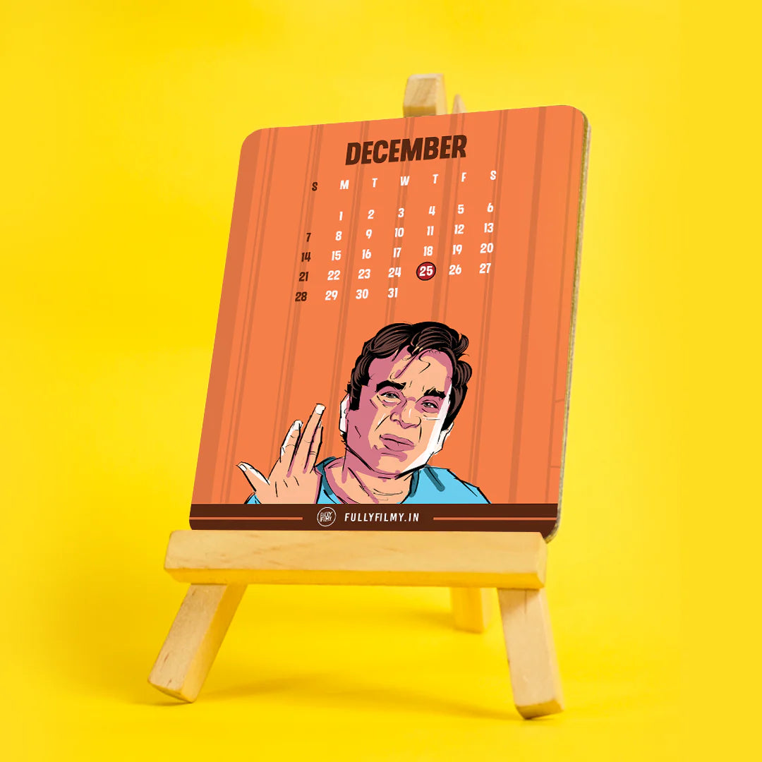 Meme God 2025 - Desk Calendar - Fully Filmy
