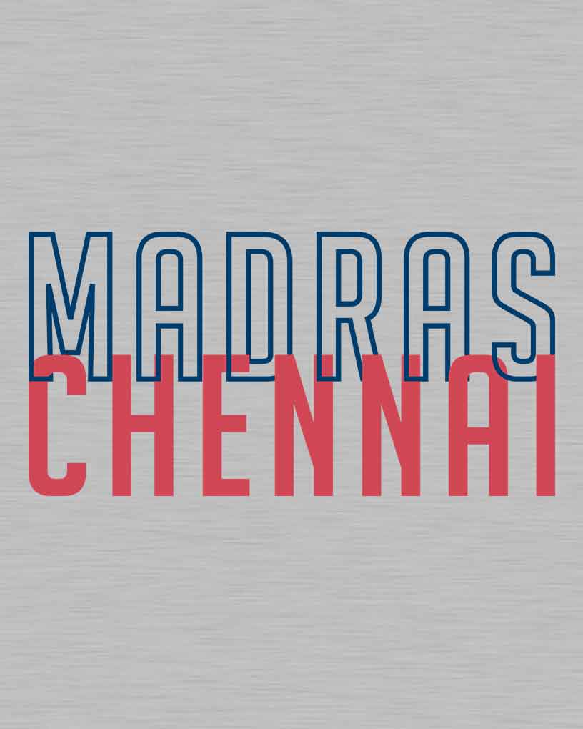 Madras to Chennai T-Shirt - Fully Filmy - MadrascartFully Filmy