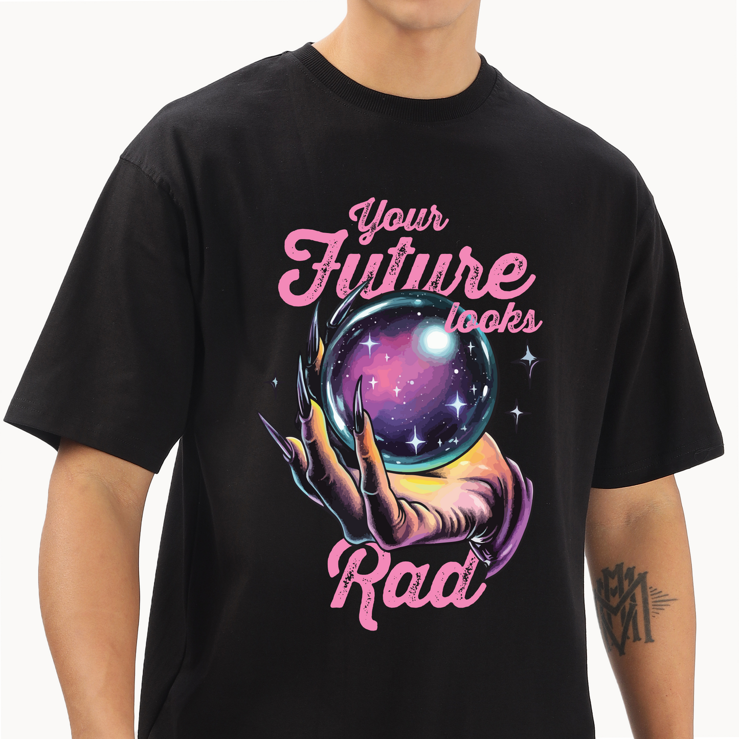 Your Future Looks Rad Oversized T-Shirt - Fully Filmy