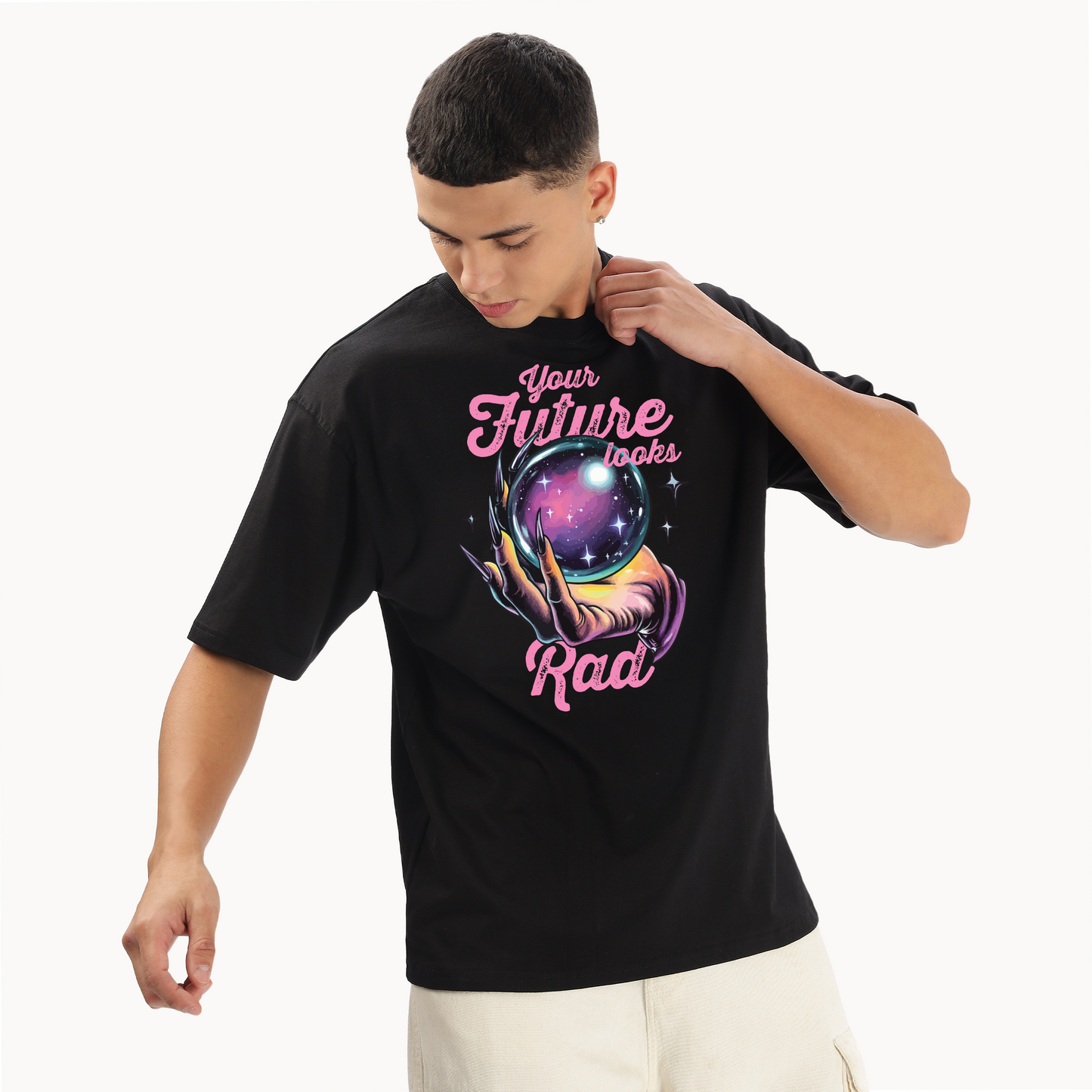 Your Future Looks Rad Oversized T-Shirt - Fully Filmy
