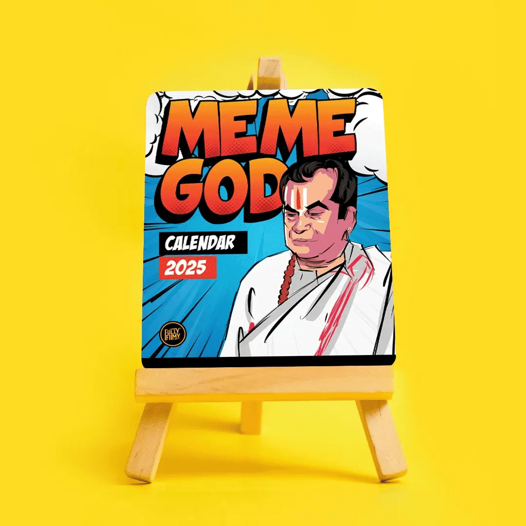 Meme God 2025 - Desk Calendar - Fully Filmy