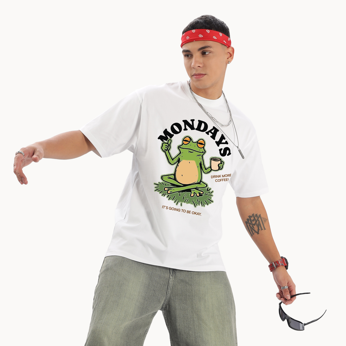 Mondays Oversized T-Shirt - Fully Filmy