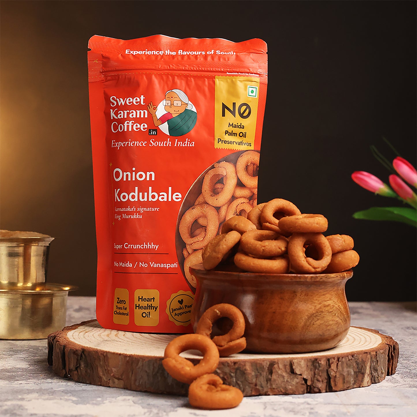 Onion Kodubale 95g - Sweet Karam Coffee
