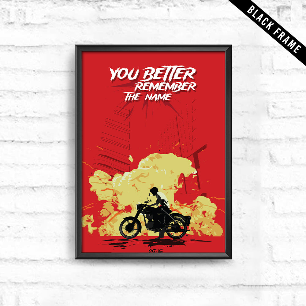 Remember the Name Poster | OG Official Merchandise - Fully Filmy