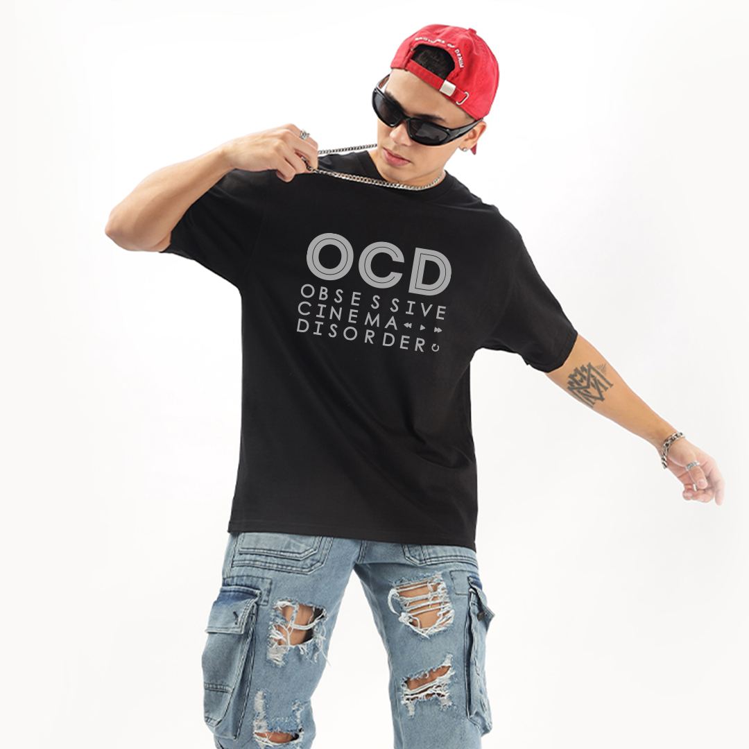 Obsessive Cinema Disorder Oversized T-Shirt - Fully Filmy