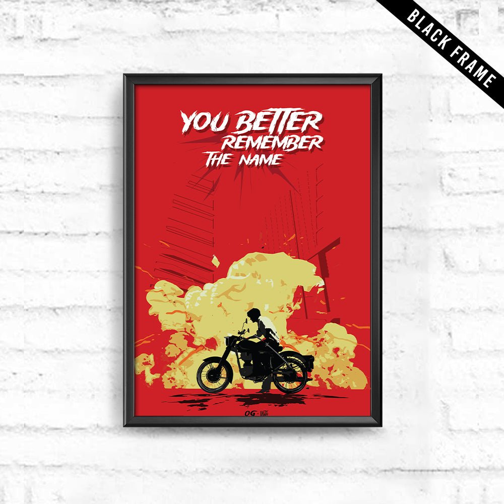 Remember the Name Poster | OG Official Merchandise - Fully Filmy - MadrascartFully Filmy