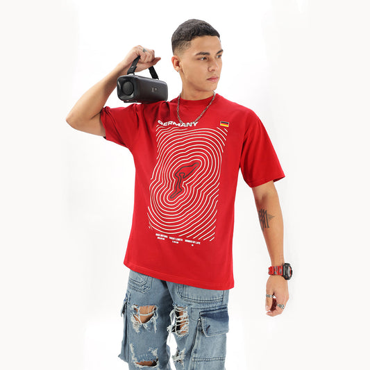German Grand Prix Circuit Oversized T-Shirt - Fully Filmy
