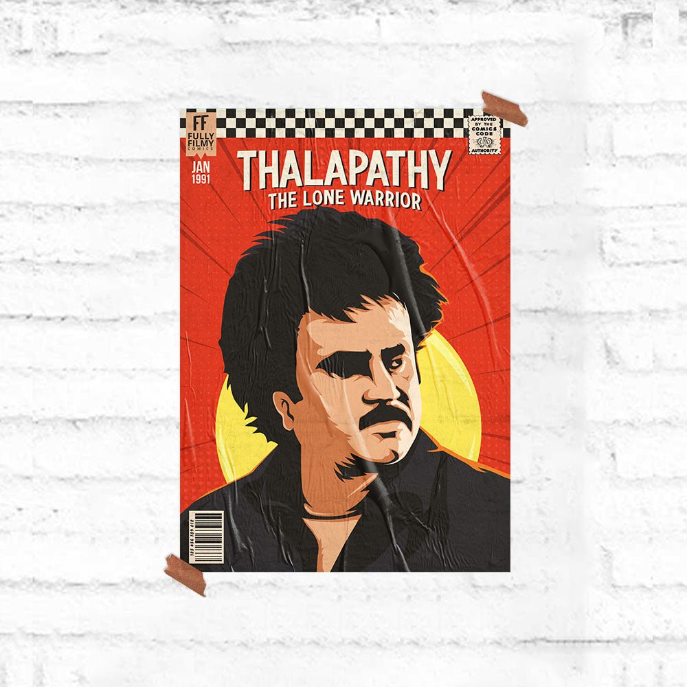 Thalapathy - The Lone Warrior Poster - Fully Filmy - MadrascartFully Filmy