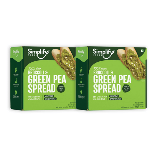 Broccoli & Geen Pea Spread 75g (2Packs) - Simplify