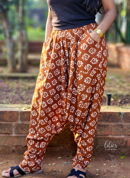 Terra Flow Harem Pant - Lilies