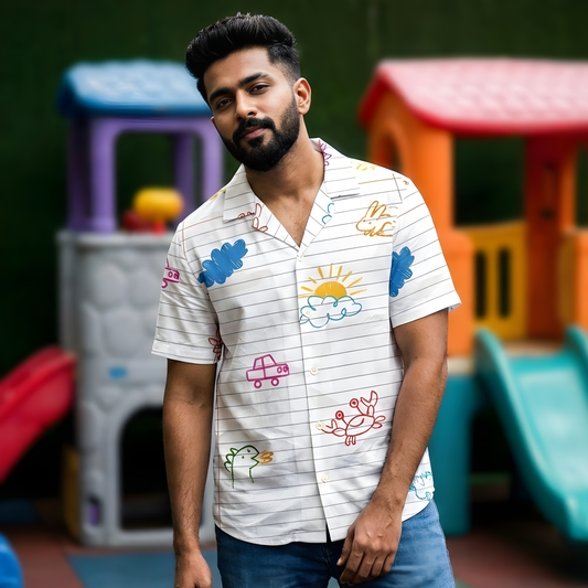 Childhood Canvas Men's Shirt - Fully Filmy