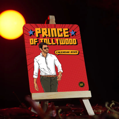 Prince Of Tollywood 2025 - Desk Calendar - Fully Filmy