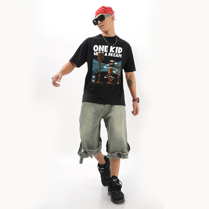 One Kid With A Dream | RBD Oversized T-Shirt - Fully Filmy