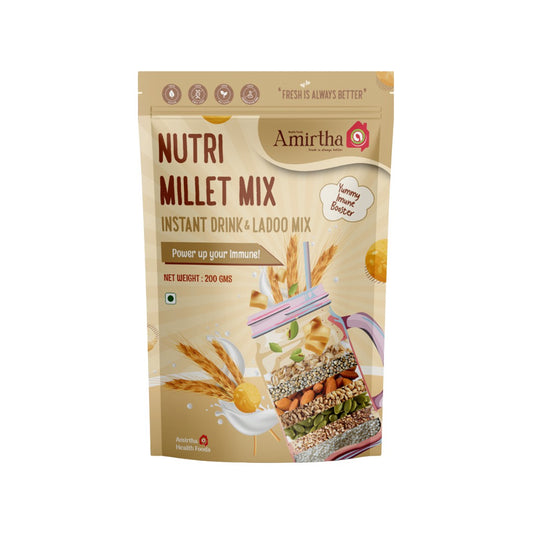 Nutri millet Drink Mix - 200g - AMIRTHA HEALTH FOODS