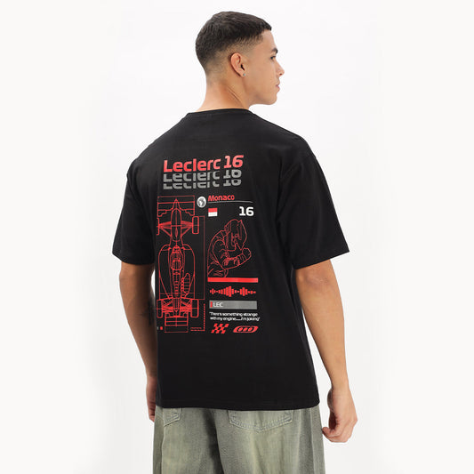 Number 16 | Grand Prix Oversized T-Shirt (Left Pocket & Back) - Fully Filmy