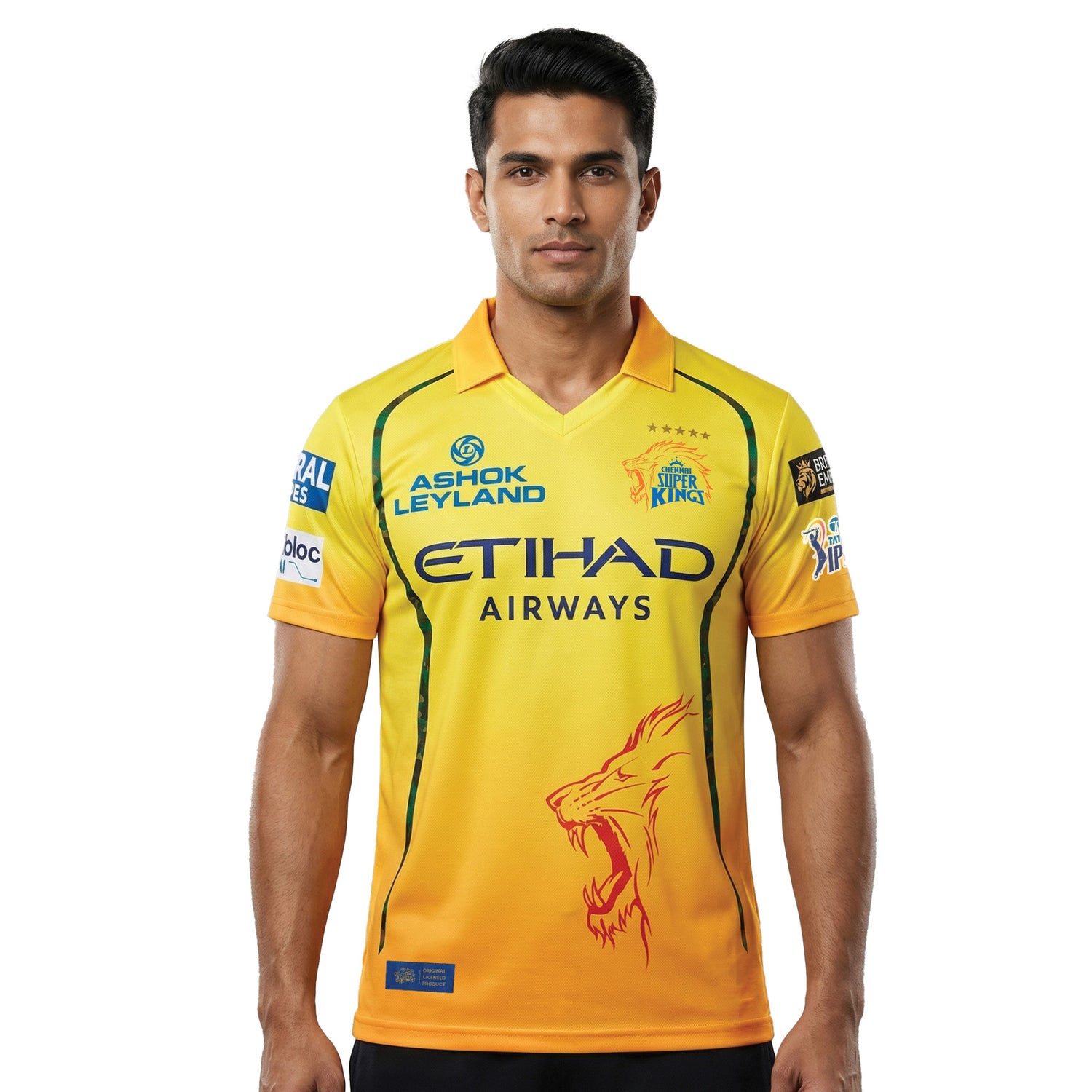 Chennai Super Kings Authentic Fan Jersey 2026 - Dhoni 7 (Half Sleeve) [Pre-Order]