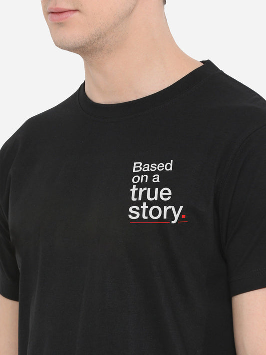 Based on a True Story (Left Pocket) T-Shirt - Fully Filmy
