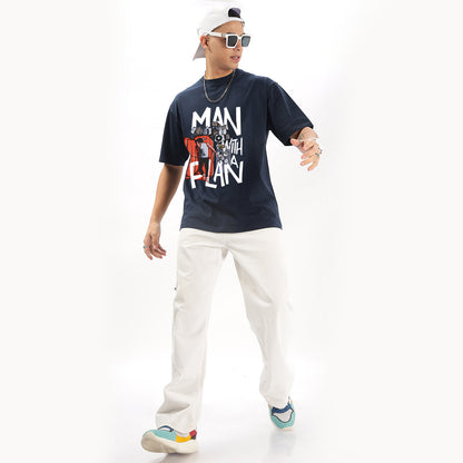 Man With A Plan Oversized T-Shirt - Fully Filmy