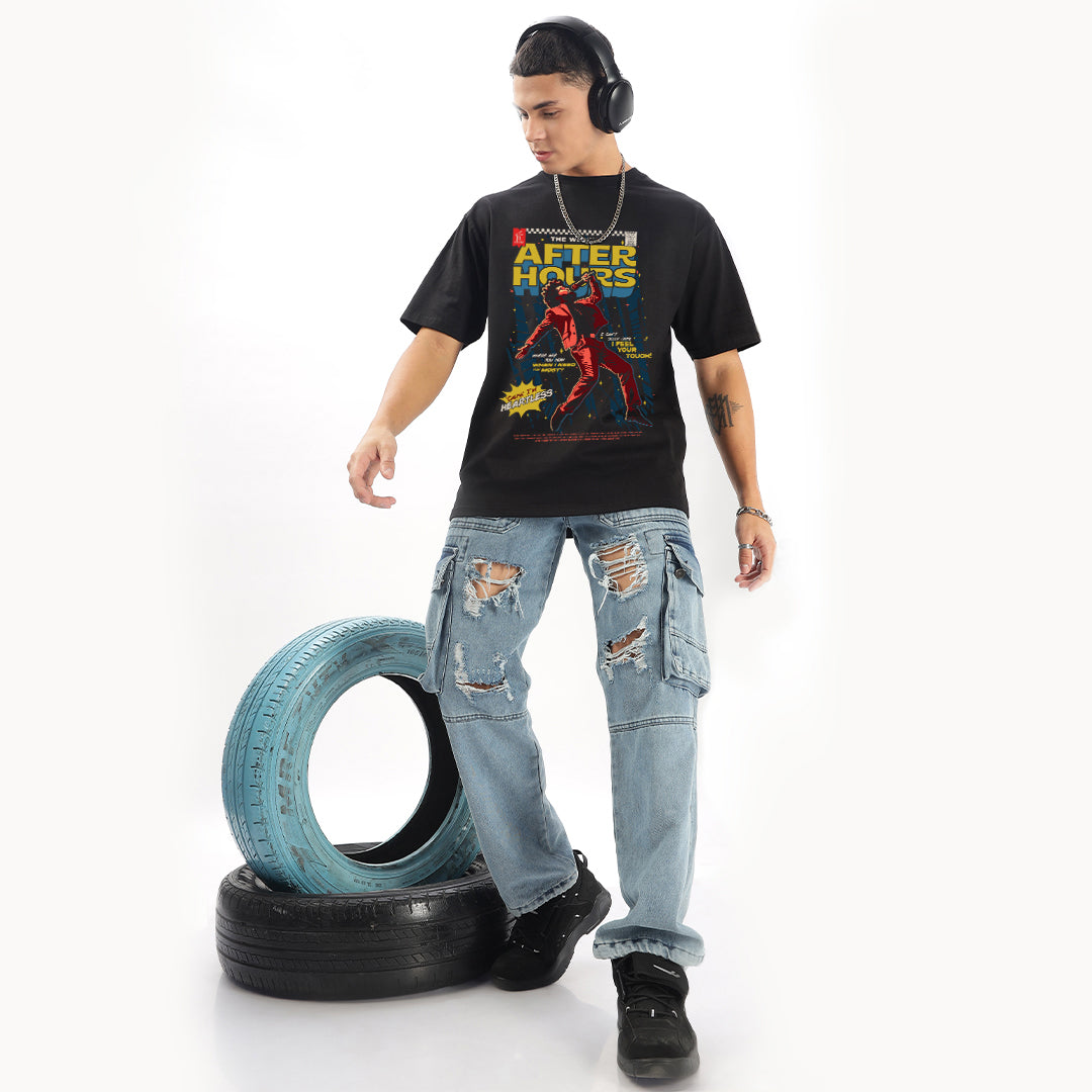After Hours Oversized T-Shirt - Fully Filmy