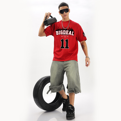 I'm A Big Deal (Light Edition) | RBD Oversized T-Shirt (Front, Back & Left Sleeve) - Fully Filmy